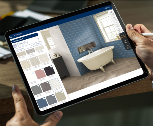 3D Bathroom Design Plan